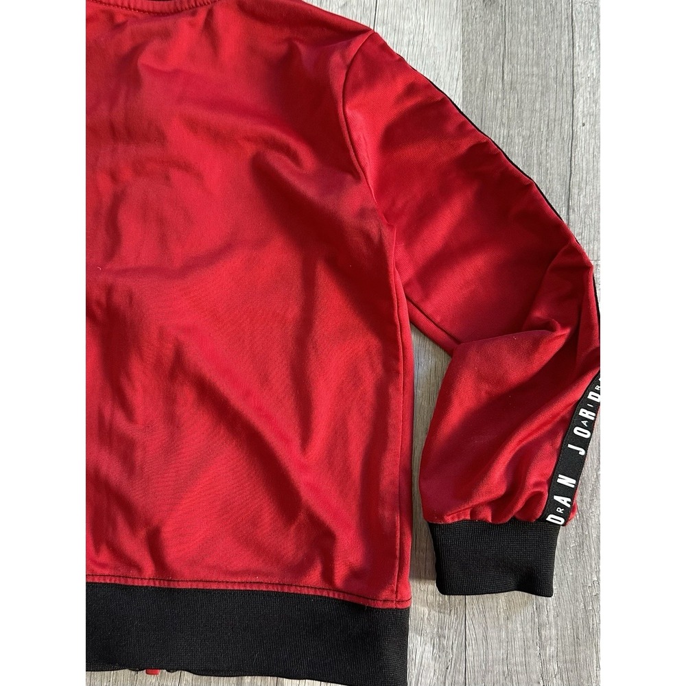 Air Jordan Boys 4T Red Full-Zip Track Jacket Athletic Warm-Up Jacket - Picture 11 of 11